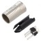 Conector XLR mufă tată PIN 3 drept 16A fără manșon pe cablu