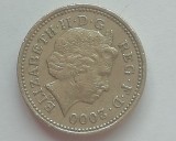 M3 C50 - Moneda foarte veche - Anglia - o lira sterlina - 2000