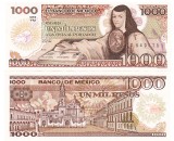 Bancnota Mexic 1000 Pesos 1985, P-85a.8, UNC