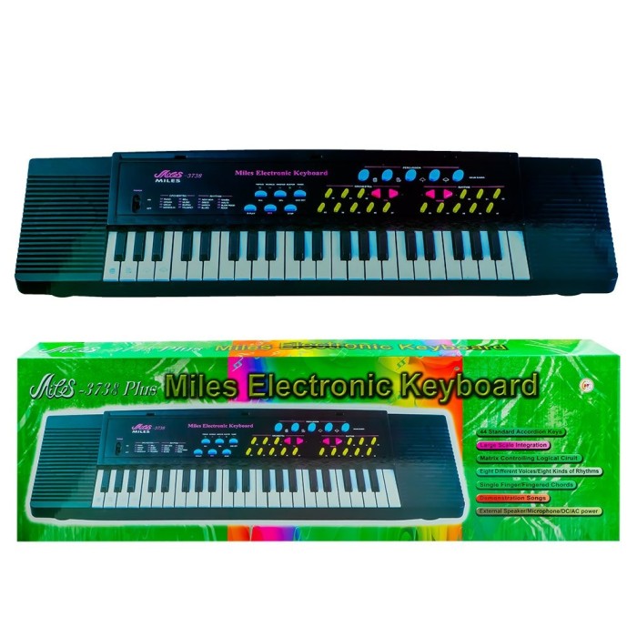 Orga electronica de jucarie, microfon inclus, functii multiple, 44 clape
