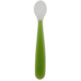 Lingurita din silicon Chicco, verde, 6 luni+