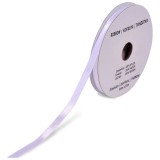 Panglica satinată albă din saten, 6mm x 10m, CMCLASS