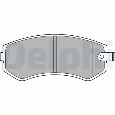 DELPHI LP1544 set placute frana,frana disc foto