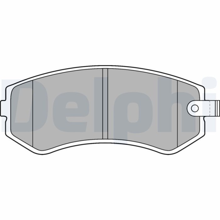 DELPHI LP1544 set placute frana,frana disc