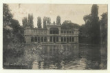 Cp Cluj : Lacul din parc - circulata 1929, timbre, Fotografie, Cluj Napoca