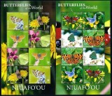 NIUAFO&#039;OU 2020 FAUNA INSECTE FLUTURI COTA MICHEL 320 EURO