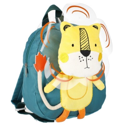 Rucsac pentru gradinita 3D Tigru Plus Integrat, 25 X 20 X 9 Cm, Multicolor foto