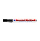 Marker permanent Edding 3000, varf 1.5-3 mm, negru