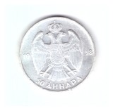 Moneda Yugoslavia 20 dinara/dinari 1938, stare foarte buna, curata
