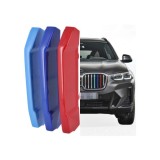 Cumpara ieftin Set ornamente dungi grila fata auto compatibile BMW X3 G01 LCI 2021-2024