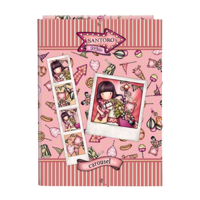 Mapa cu elastic Gorjuss Carousel