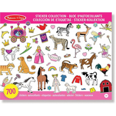 Colectia de abtibilduri Melissa and Doug, Roz, 700 piese foto