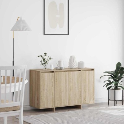 vidaXL Bufet Stejar sonoma 120 x 41 x 75 cm Lemn compozit foto
