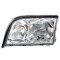 Far MERCEDES Clasa S (W140) 03.1995-09.1998, DEPO, fata, partea stanga, tip bec H1+H1+H7; manual/hidraulic/pneumatic;