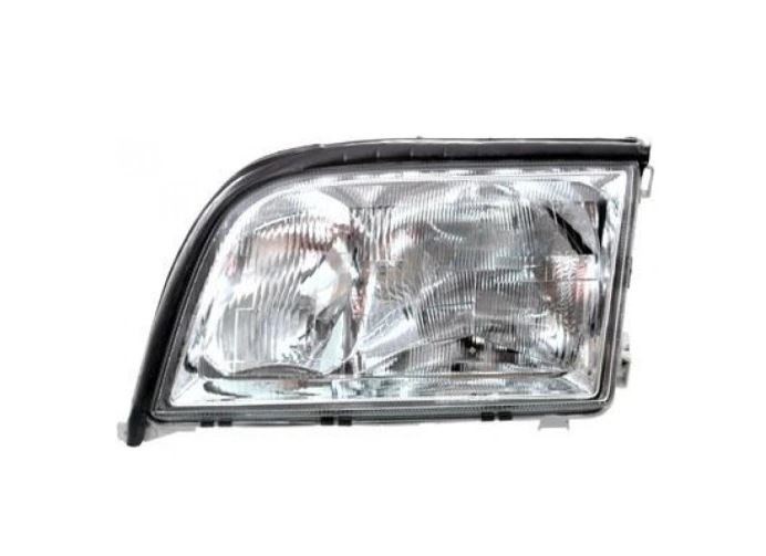 Far MERCEDES Clasa S (W140) 03.1995-09.1998, DEPO, fata, partea stanga, tip bec H1+H1+H7; manual/hidraulic/pneumatic;