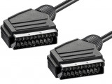 Cablu audio/video SCART 21 pini tata - SCART 21pini tata 0.8m, Generic