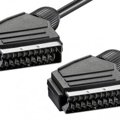 Cablu audio/video SCART 21 pini tata - SCART 21pini tata 0.8m