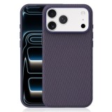 Husa compatibila cu iPhone 18 Pro, MagSafe, Design Woven, Soft Touch, Antisoc, Mov