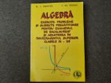 N I NEDITA ALGEBRA EXERCITII,PROBLEME SI SUBIECTE PREGATITOARE PENTRU EXAMENUL 2