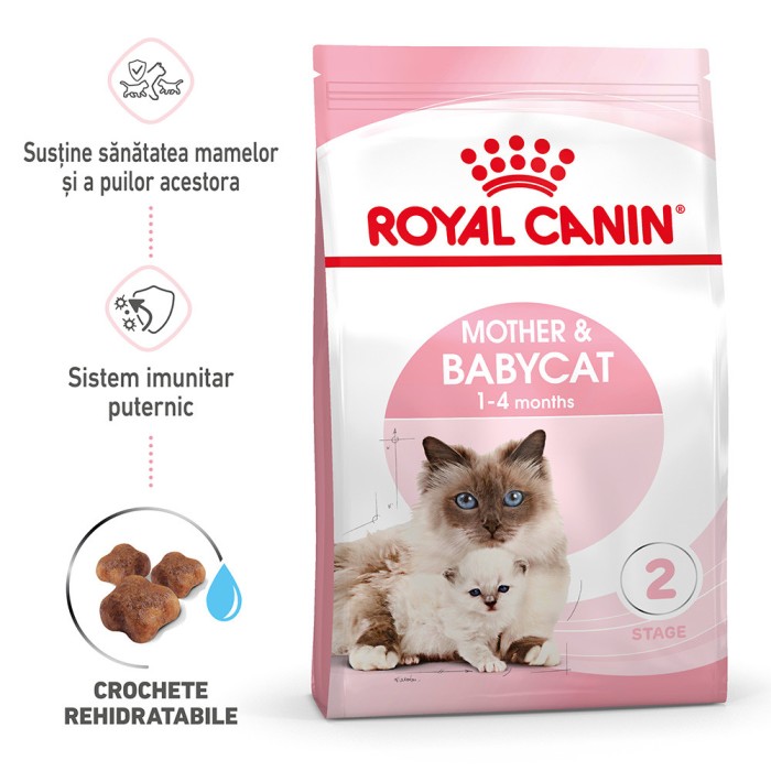 Royal Canin Mother BabyCat hrana uscata pisica, mama si puiul, 2 kg