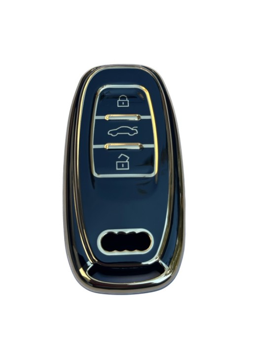 Husa de protectie Premium pentru cheie AUDI, compatibila cu A4, A6, A5, A7, A8, Q5, Q7, S4, S5, S6, S8, RS5, RS6, RS7, 3 Butoane Smart Remote, Materia