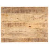 vidaXL Blat de masă, 80x70 cm, lemn masiv mango, 25-27 mm
