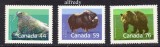 CANADA 1989, Fauna, serie neuzata, MNH
