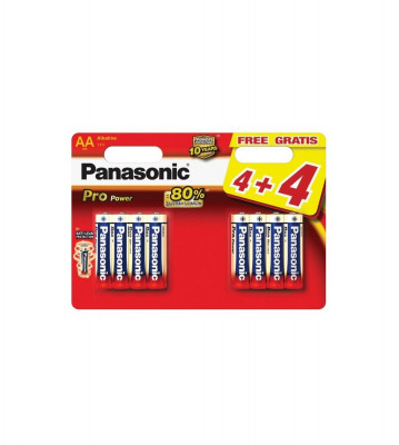 Panasonic Alcalin PRO Power LR6/AA-Conținutul pachetului 1x Blister foto