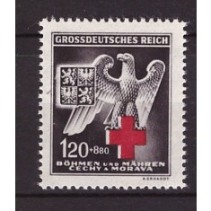 Bohemia&amp;amp;Moravia 1943 - Crucea Rosie, neuzata
