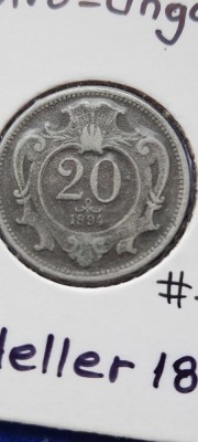AUSTRIA 20 HELLER 1894 foto
