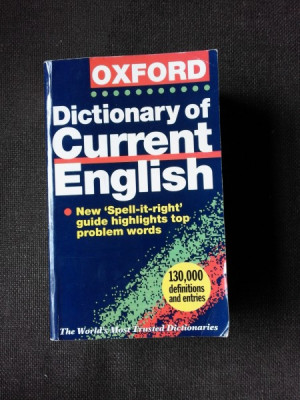 DICTIONARY OF CURRENT ENGLISH foto