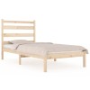 Cadru de pat single, 90x190 cm, lemn masiv de pin