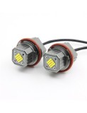 Led Marker Angel Eyes BMW E39 E60 E53 X5 CREE 80W Can Bus Alba Inlocuire Bec Galben
