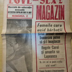 revista de educatie sexuala - love-sex magazin - din anul 1991