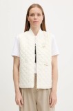 Barbour vestă ROSALIE culoarea bej, de tranziție, LGI0200
