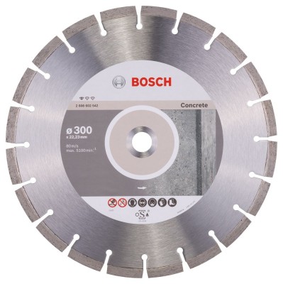 Bosch Professional disc diamantat 300x22.23x3.1x10 mm pentru beton foto