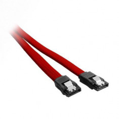 Cablu SATA CableMod Mod Mesh SATA 3 60cm Red foto