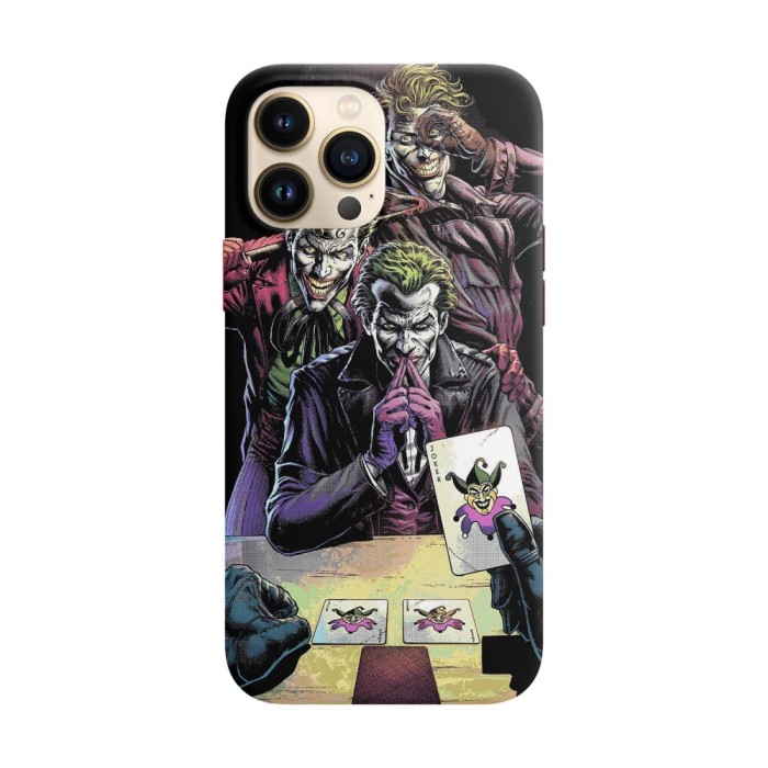 Husa compatibila cu Apple iPhone 12 model The three Jokers,Silicon, Tpu, Viceversa