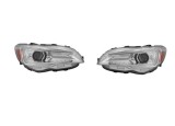 Set faruri tuning SUBARU WRX/STI (GP/GJ), 01.2014-2021, dynamic indicator; H9; crom, transparent; TUNING; halogen,