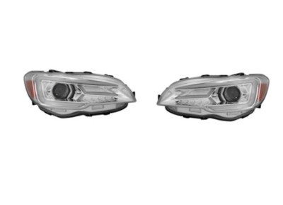 Set faruri tuning SUBARU WRX/STI (GP/GJ), 01.2014-2021, dynamic indicator; H9; crom, transparent; TUNING; halogen, foto
