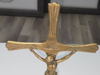 Crucifix vintage frantuzesc deosebit foto