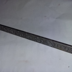 PLACHETA argintata Vintage BUDDHA si inscrisuri,design religios,T.GRATUIT