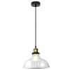 Pendul tavan soclu E27, 24.5X23X110cm, sticla, V-TAC