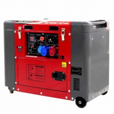 Generator Diesel GeoTech Pro DGP 8500SE-3 Full Power, putere 6 kW, Trifazat, AVR, Pornire electrica