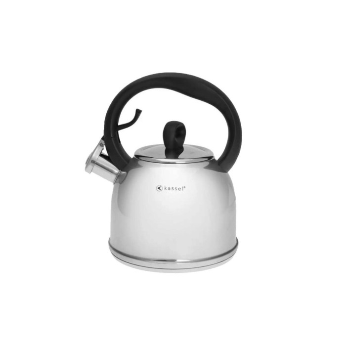 Fierbător tradițional fabricat din inox, ceainic 2 litri, 18-25 cm, argintiu, Hugo, Kassel