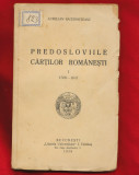 &quot;Predosloviile cartilor romanesti (I) 1508 - 1647&rdquo; 1938