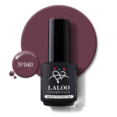 040 Brown Purple | Laloo gel polish 15ml foto