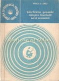 Valorificarea Gunoaielor Menajere. Importanta Sursa Economica - Pascu D. Ursu