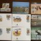 zambia - serie 4 timbre MNH, 4 FDC, 4 maxime, fauna wwf