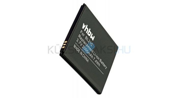 Baterie de telefon mobil VHBW Lenovo BL210 - 2000mAh, 3.7V, Li-ion